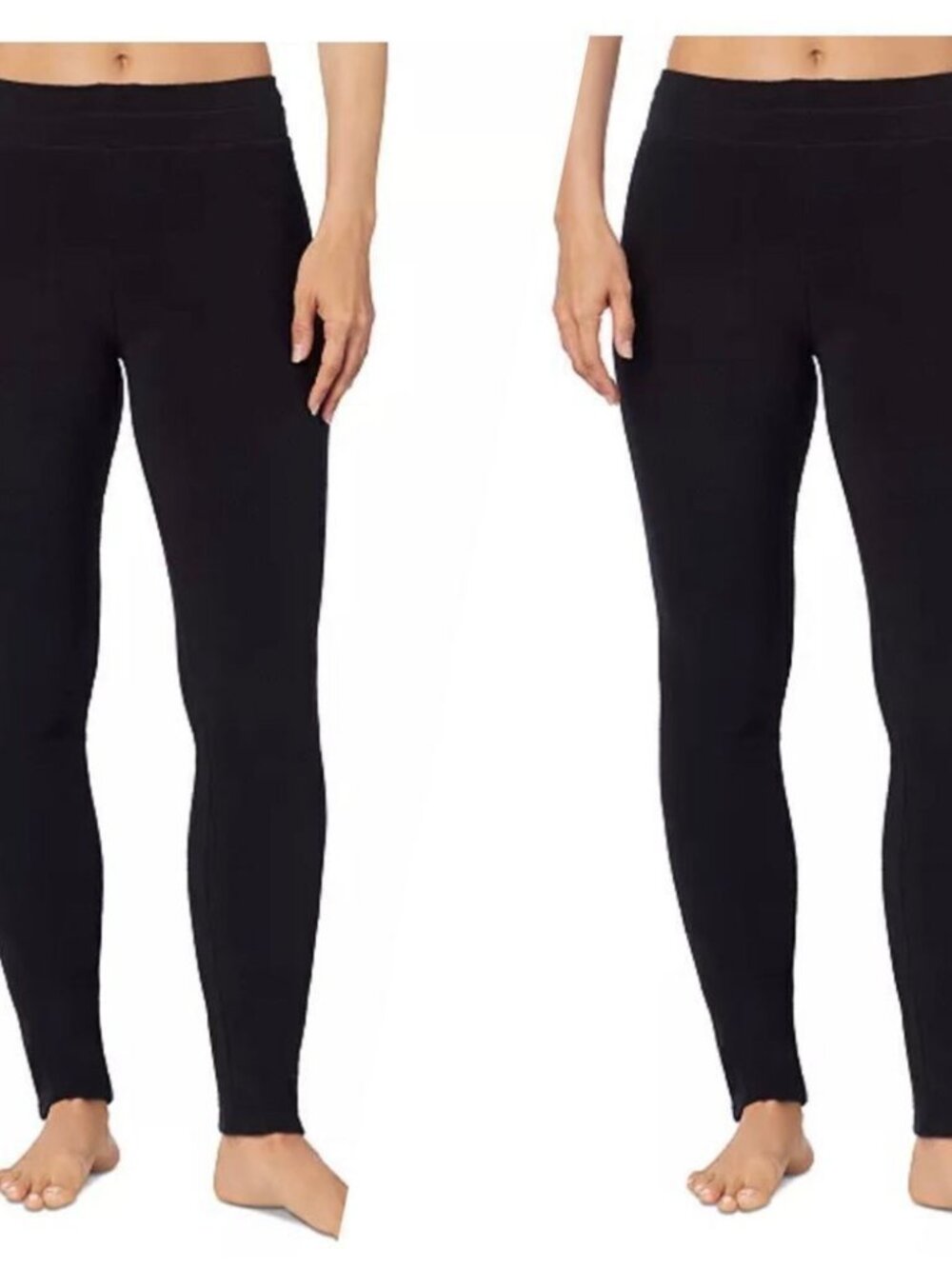 Cuddl Duds Fleecewear Stretch Leggings  2-Pack